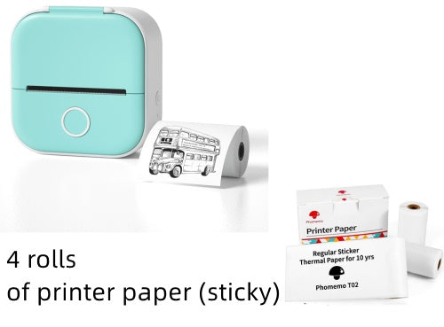 Mini Portable Thermal Label Printer Home Photo Printer Bluetooth-compatible Price Tag Printer