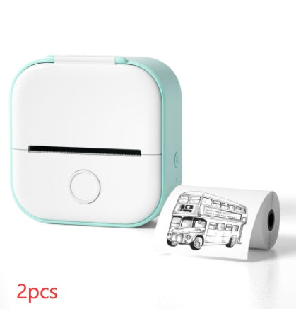 Mini Portable Thermal Label Printer Home Photo Printer Bluetooth-compatible Price Tag Printer