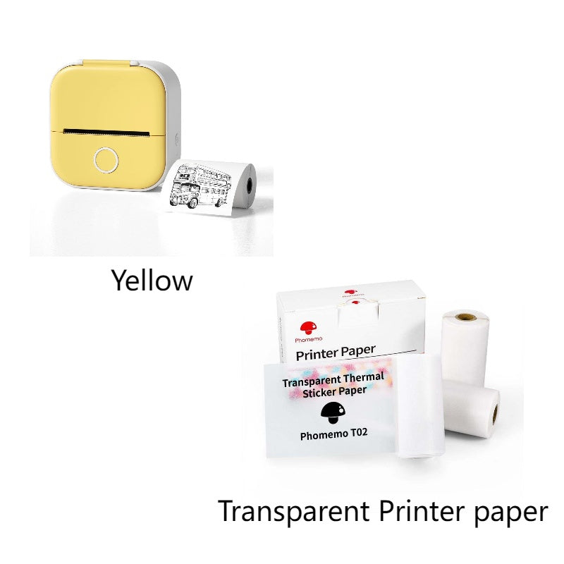 Mini Portable Thermal Label Printer Home Photo Printer Bluetooth-compatible Price Tag Printer