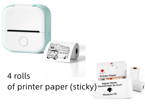 Mini Portable Thermal Label Printer Home Photo Printer Bluetooth-compatible Price Tag Printer