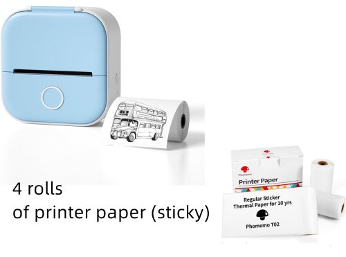 Mini Portable Thermal Label Printer Home Photo Printer Bluetooth-compatible Price Tag Printer