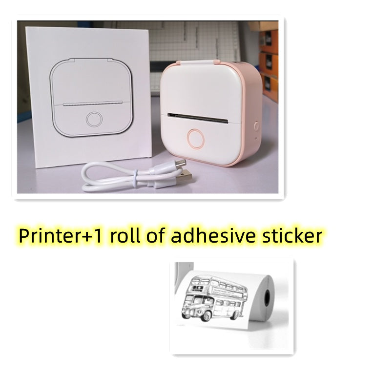 Mini Portable Thermal Label Printer Home Photo Printer Bluetooth-compatible Price Tag Printer