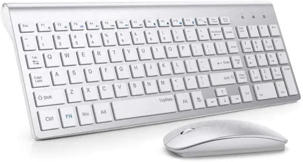 Conjunto de Teclado Inalámbrico y Ratón Ergonómico