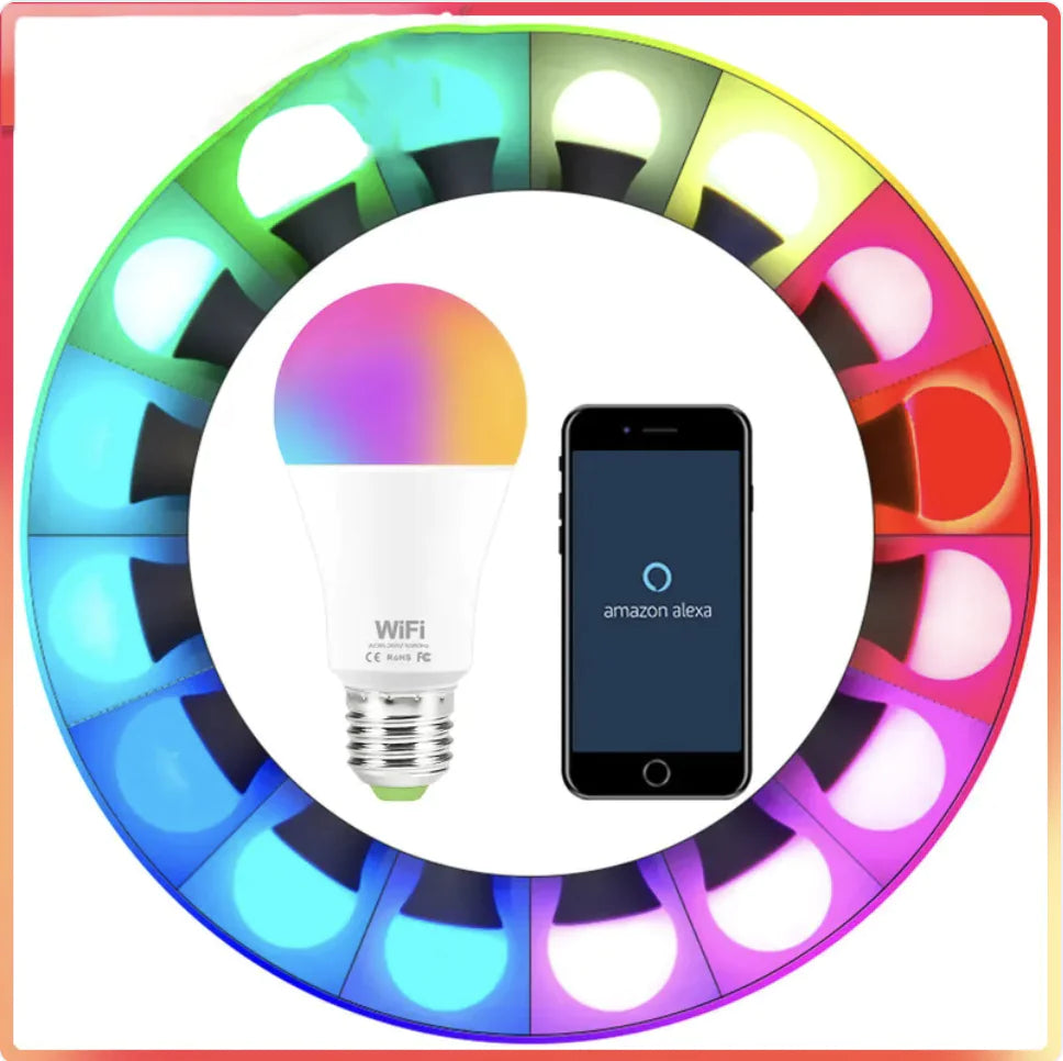 Bombilla LED Inteligente RGB WiFi de 15W