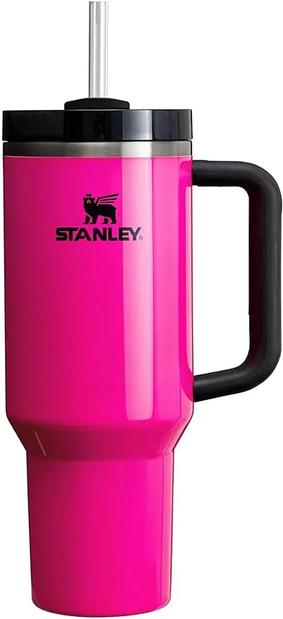 Vaso Térmico Stanley Quencher H2.0 FlowState de Acero Inoxidable con Aislamiento al Vacío, con Tapa y Pajilla para Agua, Té Helado o Café