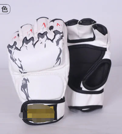 Guantes de Boxeo de Medio Dedo para Entrenamiento de Lucha y MMA