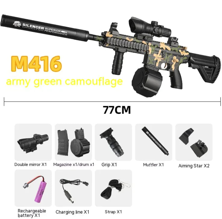 M416 replica de balines de hidrogel