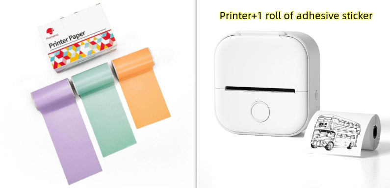 Mini Portable Thermal Label Printer Home Photo Printer Bluetooth-compatible Price Tag Printer