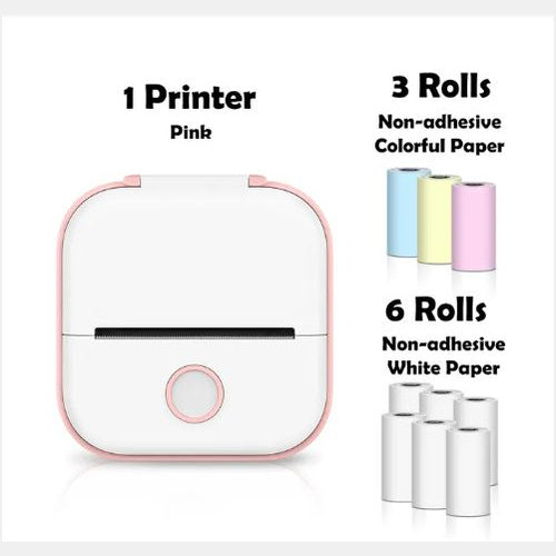 Mini Portable Thermal Label Printer Home Photo Printer Bluetooth-compatible Price Tag Printer