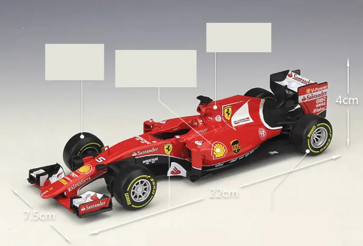 Formula One Racing Alloy Simulation Car Model