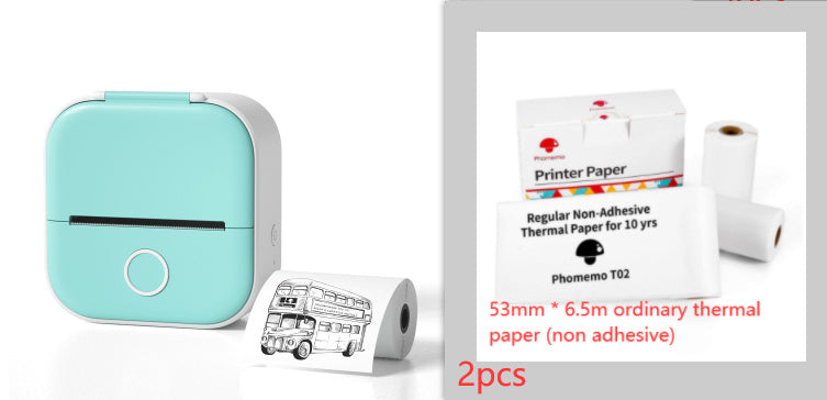 Mini Portable Thermal Label Printer Home Photo Printer Bluetooth-compatible Price Tag Printer