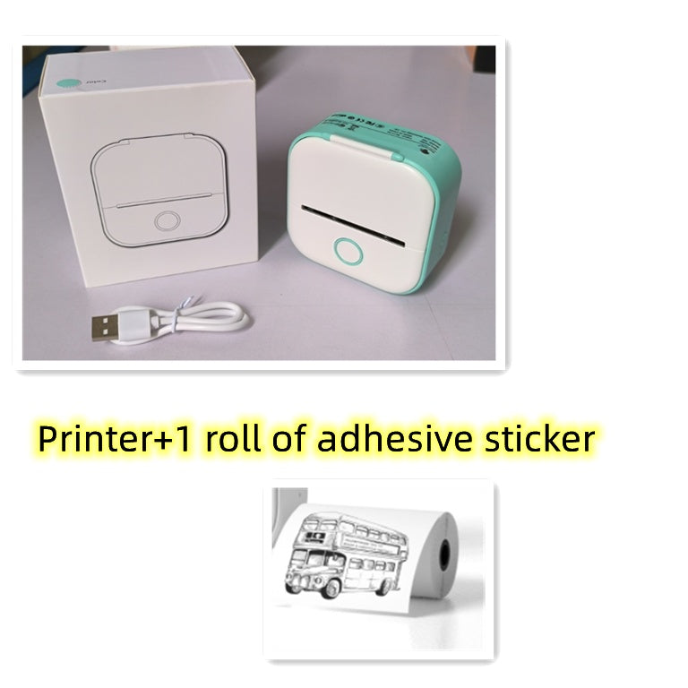 Mini Portable Thermal Label Printer Home Photo Printer Bluetooth-compatible Price Tag Printer