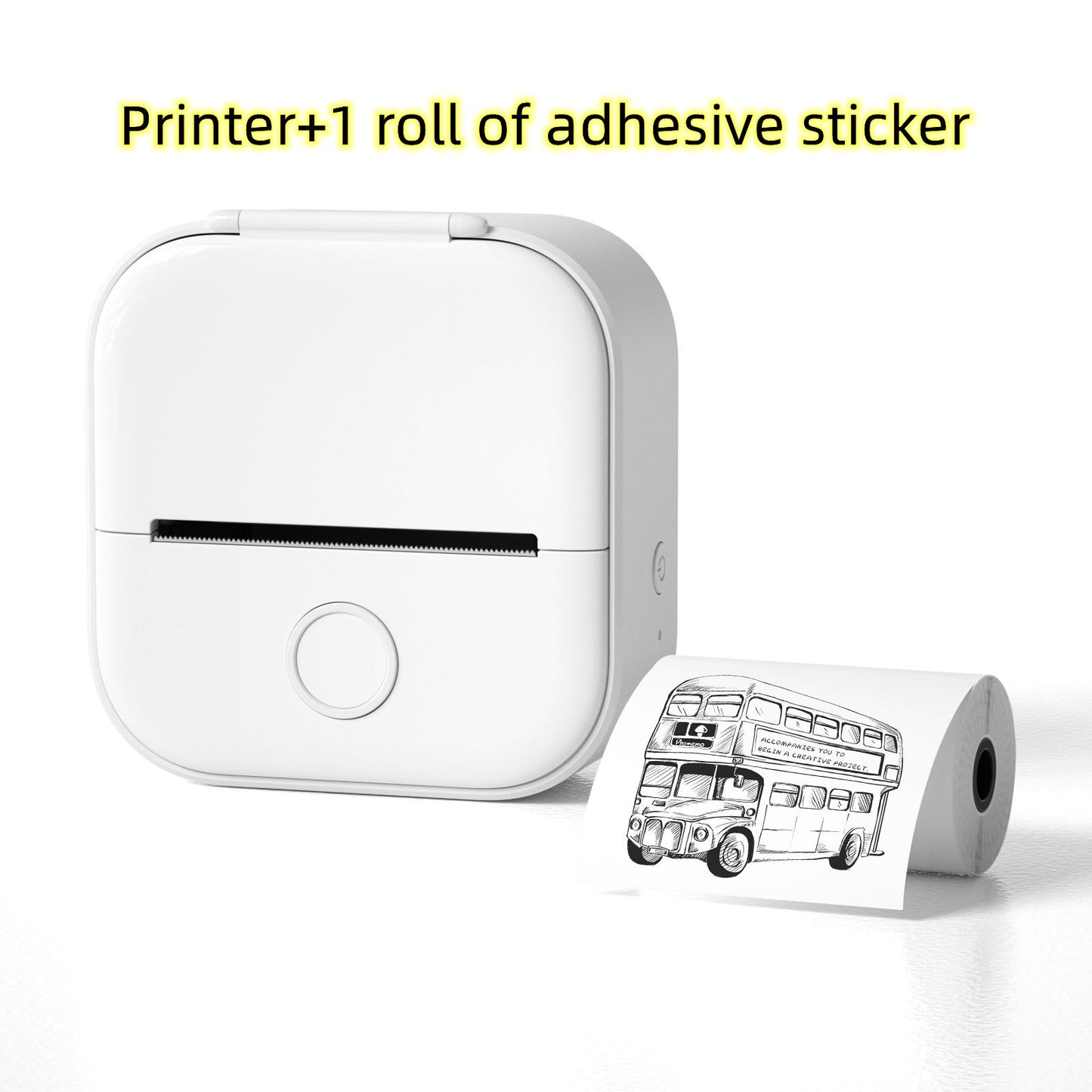 Mini Portable Thermal Label Printer Home Photo Printer Bluetooth-compatible Price Tag Printer