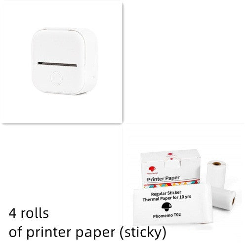 Mini Portable Thermal Label Printer Home Photo Printer Bluetooth-compatible Price Tag Printer