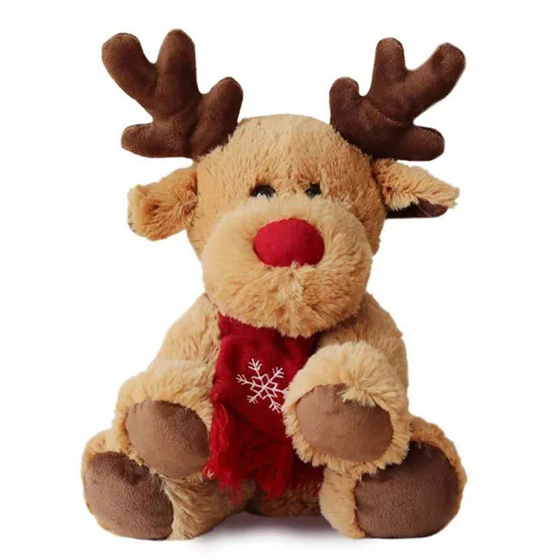 Muñeco de Peluche de Alce Navideño