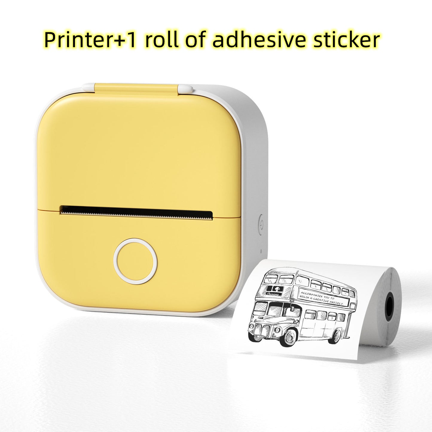 Mini Portable Thermal Label Printer Home Photo Printer Bluetooth-compatible Price Tag Printer