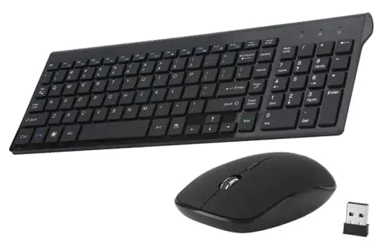 Conjunto de Teclado Inalámbrico y Ratón Ergonómico