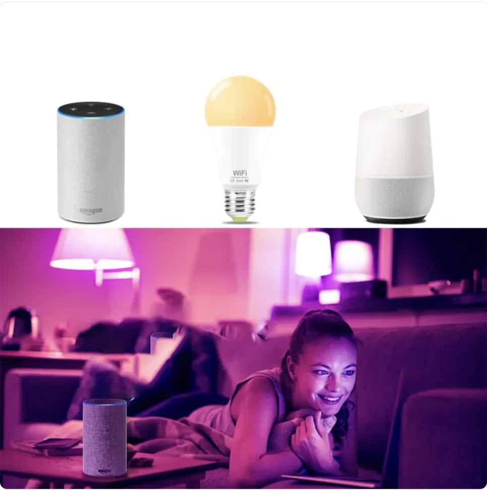 Bombilla LED Inteligente RGB WiFi de 15W