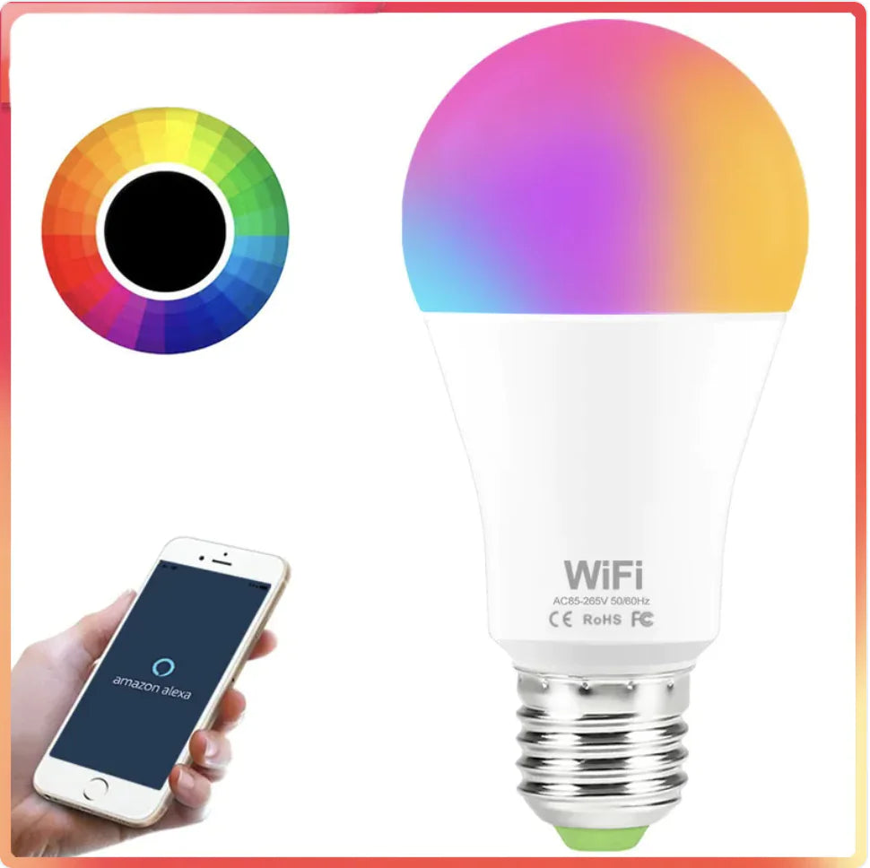 Bombilla LED Inteligente RGB WiFi de 15W